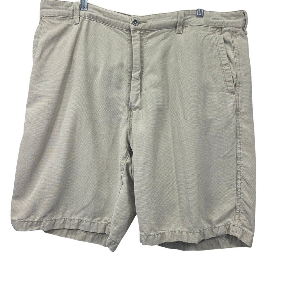 Tommy Bahama Paradise Nation Khaki Tan Tencel Cotton Shorts Mens 38 RN 86549 - Picture 1 of 8